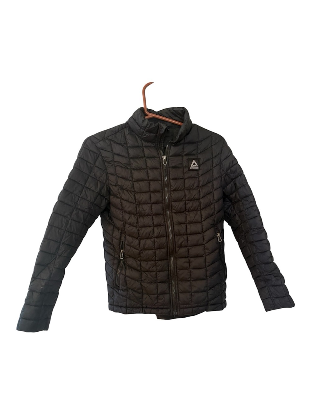 Reebok Kids Black Quilted Packable Jacket